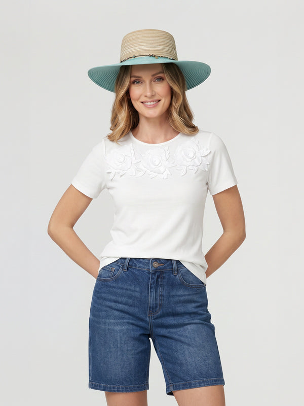 Sombrero Mujer Gina Turquesa Lineatré