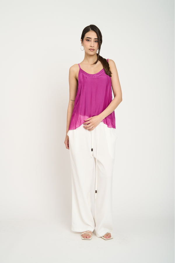 Top Mujer Amalia Magenta Lineatre
