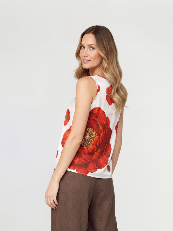 Top Mujer Bianca Escote en V Blanco Lineatre