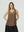 Top Mujer Orsola Relaxed fit Cuello en U Tirantes Moka Lineatre