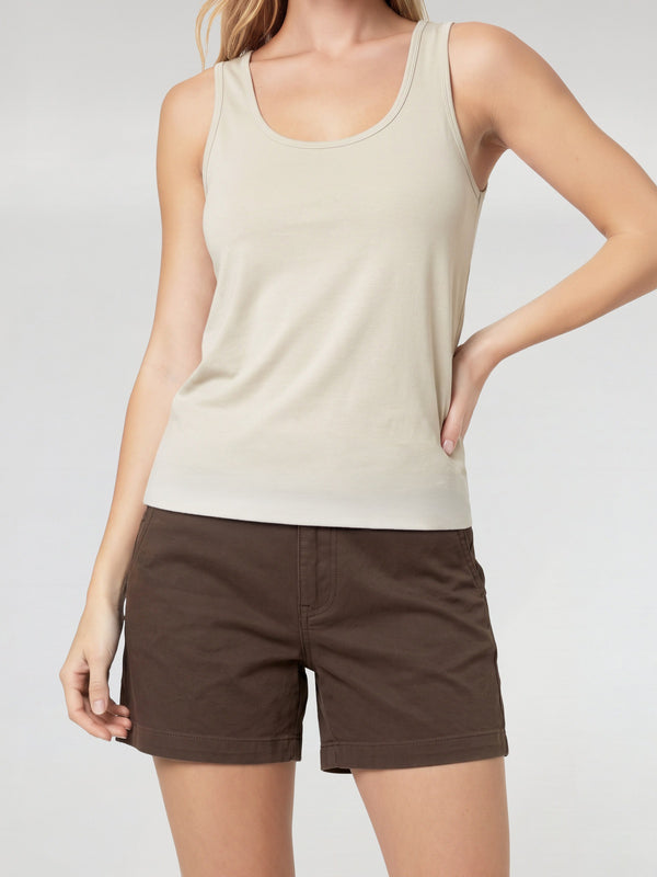 Top Mujer Mariana Beige Lineatré
