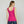 Top Mujer Giovanna Slim fit Cuello en U Tirantes Fucsia Lineatre