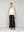 Top Mujer Tatiana Satinado Escote V Blanco Crudo Lineatre