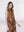 Top Mujer Emilia Cuello redondo Moka Lineatre