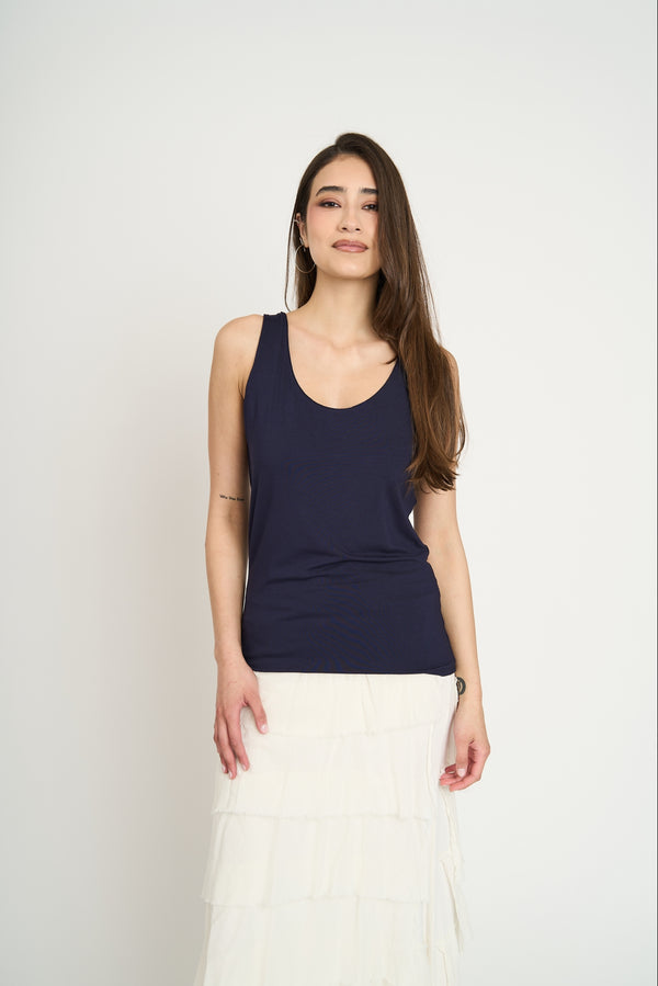 Top Mujer Eugenia Azul Lineatre