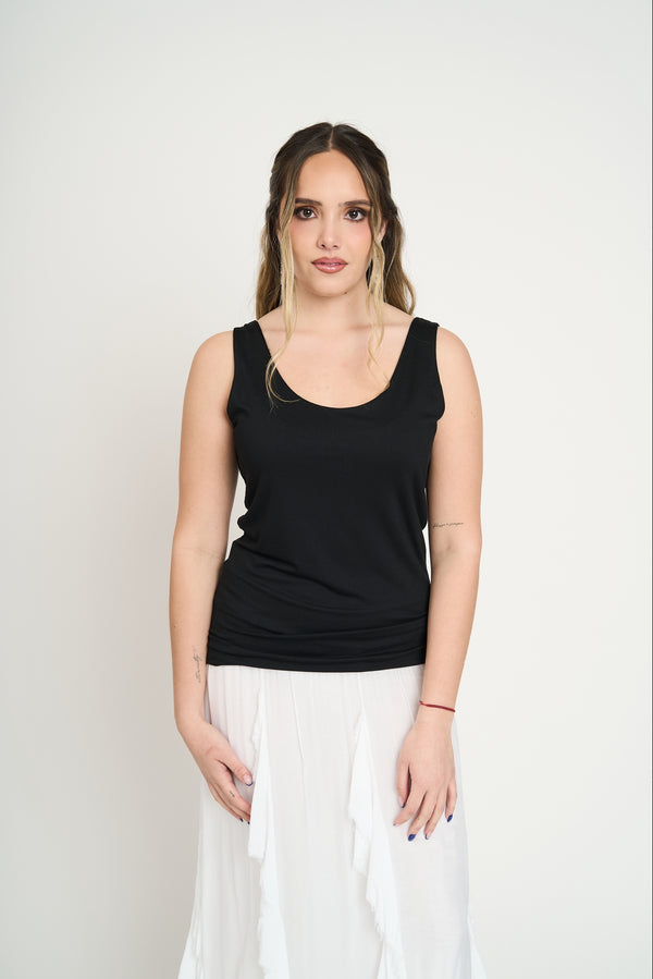 Top Mujer Eugenia Negro Lineatre