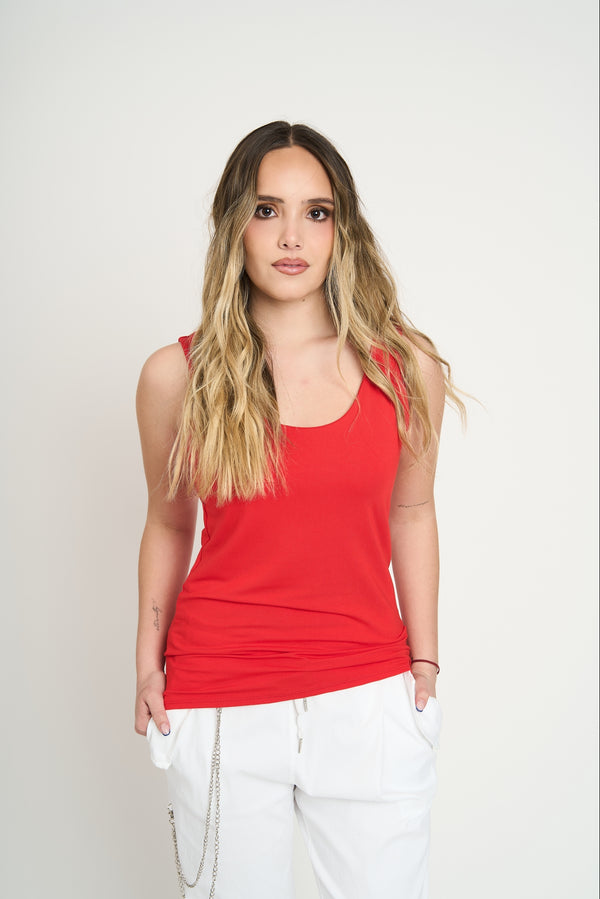 Top Mujer Eugenia Rojo Lineatre