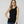 Top Mujer Mirella Slim fit Cuello redondo Negro Lineatre