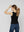 Top Mujer Mirella Slim fit Cuello redondo Negro Lineatre