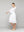 Vestido Mujer Vivi Largo Midi Con Adornos De Encaje Blanco Lineatre