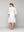 Vestido Mujer Vivi Largo Midi Con Adornos De Encaje Blanco Lineatre