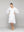 Vestido Mujer Vivi Largo Midi Con Adornos De Encaje Blanco Lineatre
