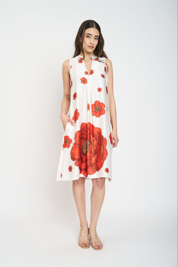 Vestido Mujer Marina Blanco Lineatre