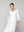 Vestido Mujer Largo Valentina Con Adornos De Encaje Blanco Lineatre