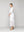 Vestido Mujer Largo Valentina Con Adornos De Encaje Blanco Lineatre