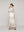 Vestido Mujer Largo Valentina Con Adornos De Encaje Beige Lineatre