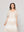 Vestido Mujer Viola Largo Midi Y Manga Corta Con Encaje Beige Lineatre