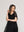 Vestido Mujer Viola Largo Midi Y Manga Corta Con Encaje Negro Lineatre