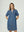 Vestido Mujer Livia Cuello en V cierre Botones Jeans Lineatre
