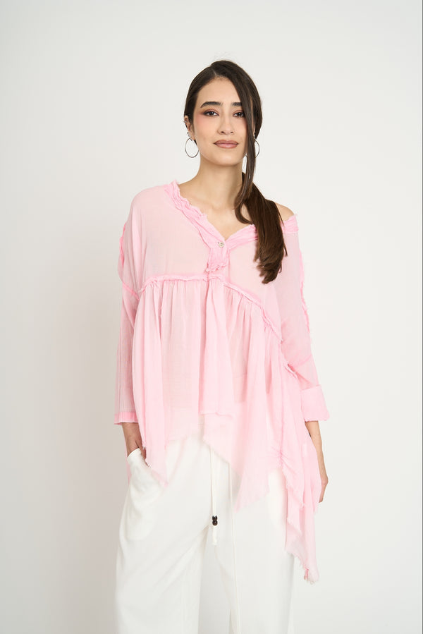 Blusa Mujer Antonella Rosa Lineatre