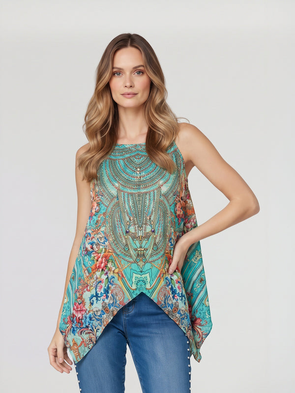 Vestido Mujer Regina Turquesa Lineatré