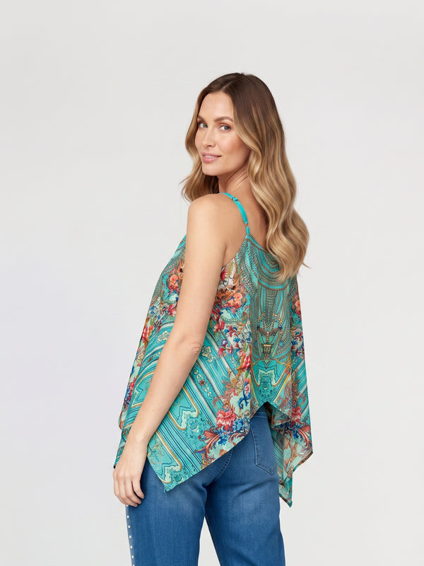Vestido Mujer Regina Turquesa Lineatré