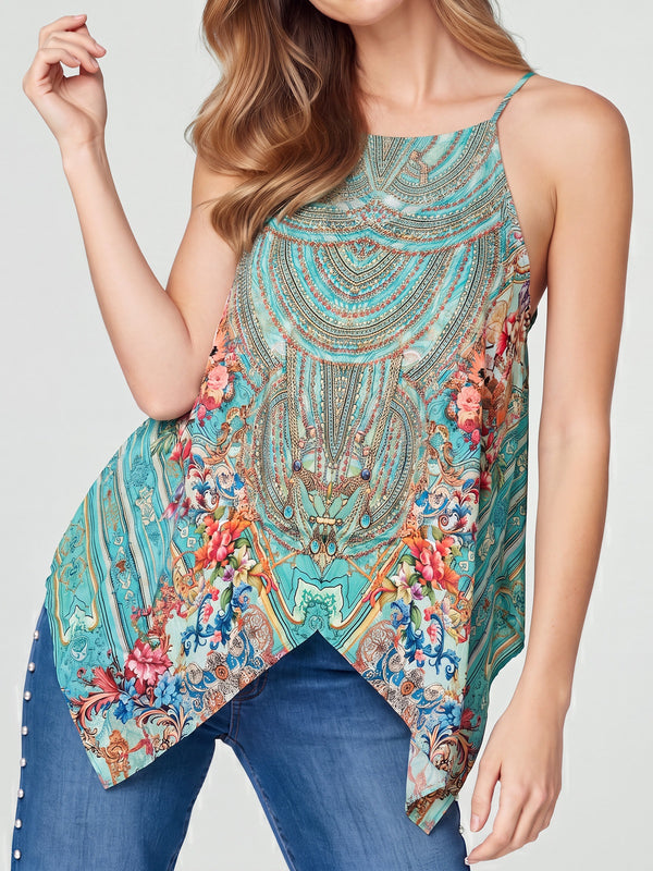 Vestido Mujer Regina Turquesa Lineatré