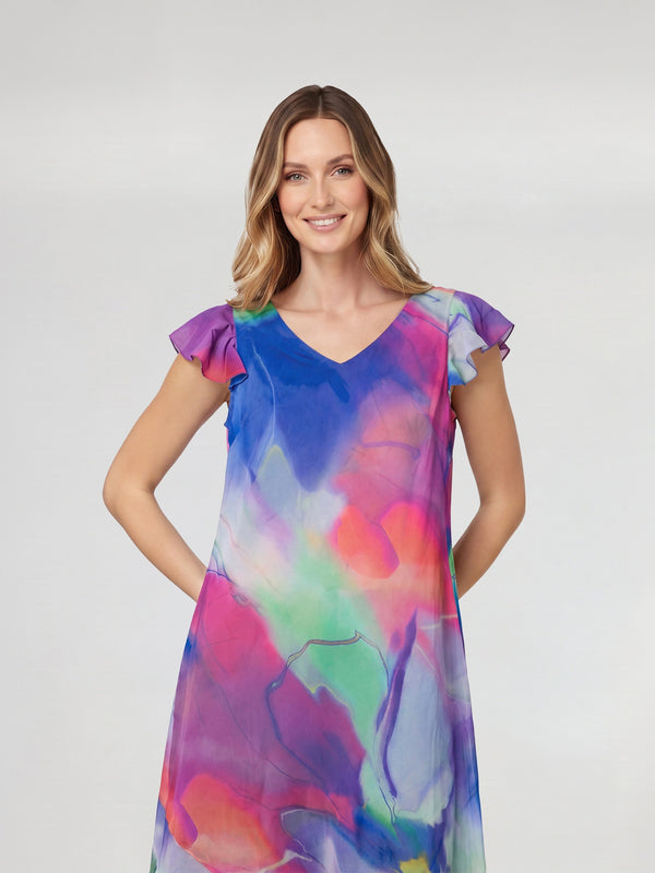 Vestido Mujer Camila Royal Lineatré