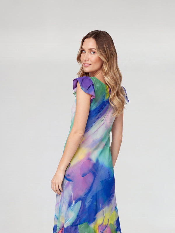 Vestido Mujer Camila Royal Lineatré
