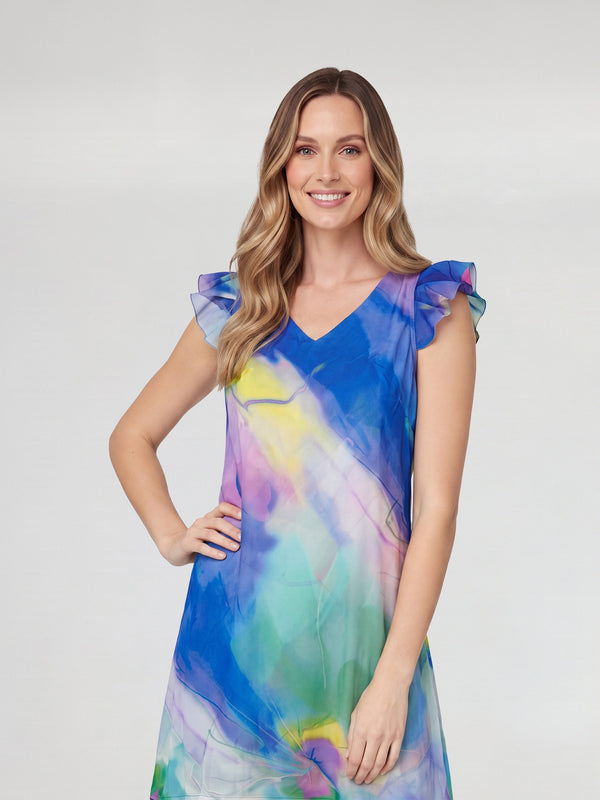 Vestido Mujer Camila Royal Lineatré