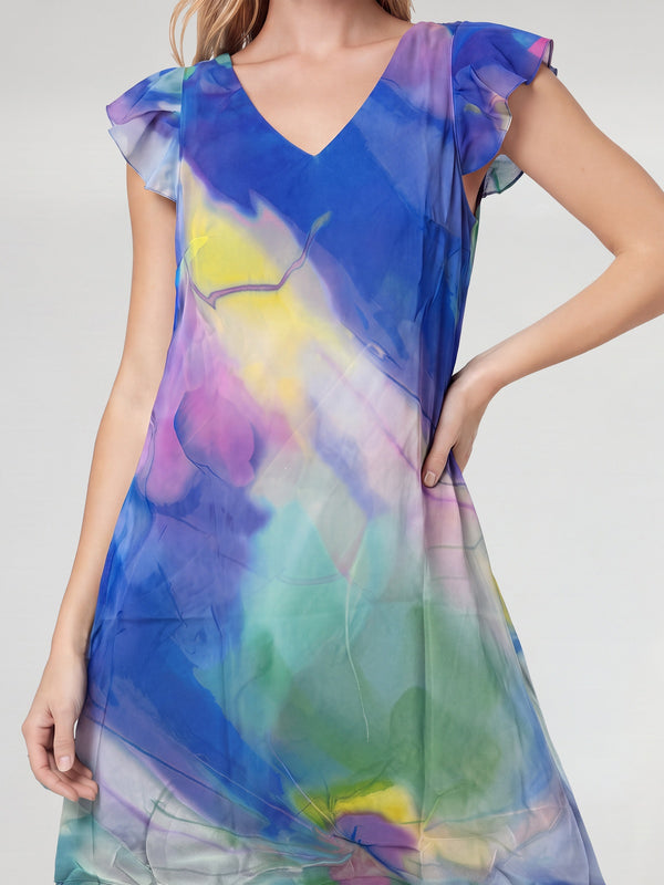 Vestido Mujer Camila Royal Lineatré