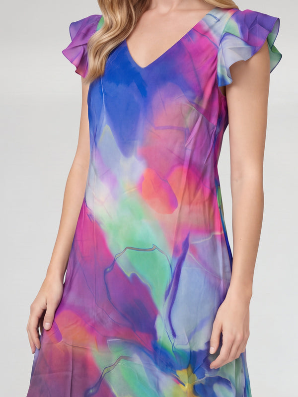 Vestido Mujer Camila Royal Lineatré