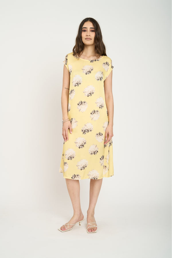 Vestido Mujer Bruna Amarillo Lineatre