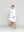 Vestido Mujer Violetta Broderie Boho Corto Con Mangas Largas Blanco Lineatre