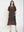 Vestido Mujer Paloma Cuello redondo Chocolate Lineatre