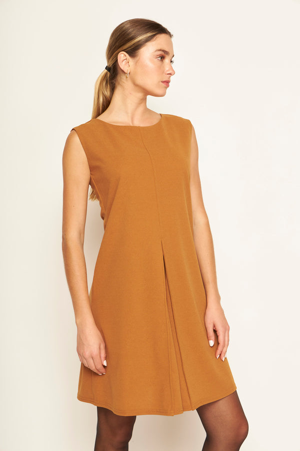 VESTIDO LOLA CAMEL