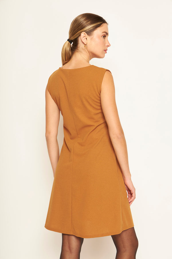 VESTIDO LOLA CAMEL