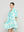Vestido Mujer Velia Estampado Turquesa Lineatre