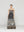 Vestido Mujer Virna Estampado Negro Con Elástico Y Tirantes Lineatre