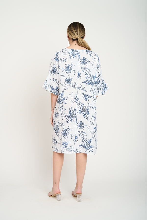 Vestido Mujer Sara Lino Fantasia