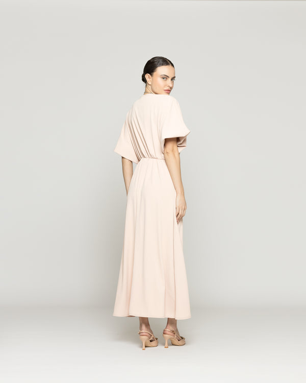 Vestido Mujer Viridiana Largo Rosa Lineatre