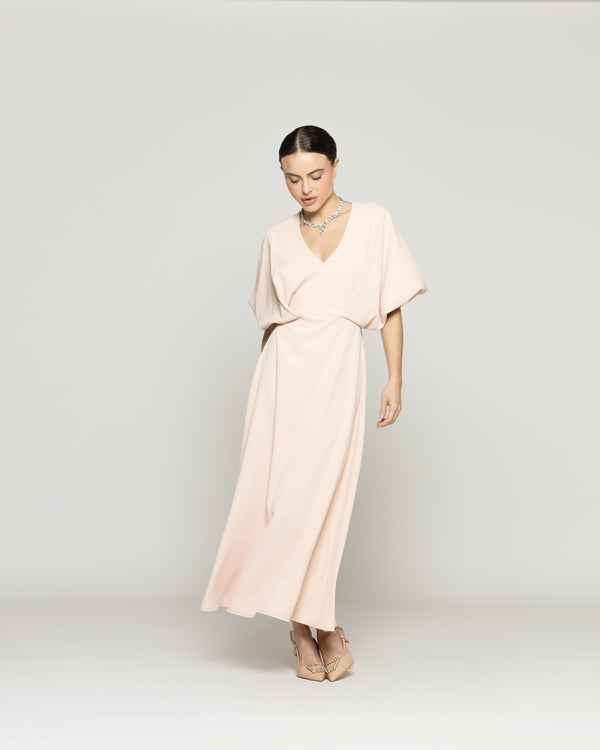 Vestido Mujer Viridiana Largo Rosa Lineatre