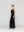 Vestido Mujer Violaine Satinado Con Encaje Negro Lineatre