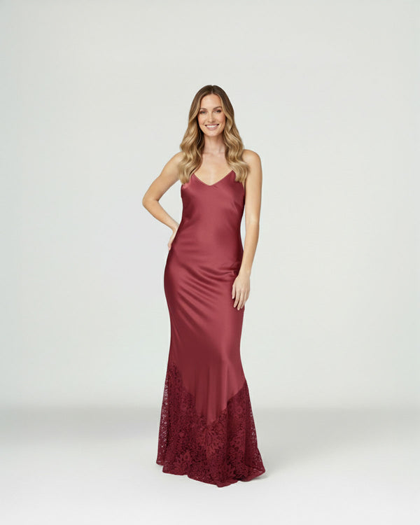 Vestido Mujer Nerina Regular fit Escote en V Tirantes Siena Lineatre