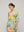 Vestido Mujer Vincenza Largo Manga Corta Estampado Celeste Lineatre