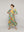 Vestido Mujer Vincenza Largo Manga Corta Estampado Celeste Lineatre