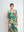 Vestido Mujer Iris Escote en V Verde Lineatre