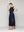 Vestido Mujer Vesper Largo Algodón Azul Lineatre