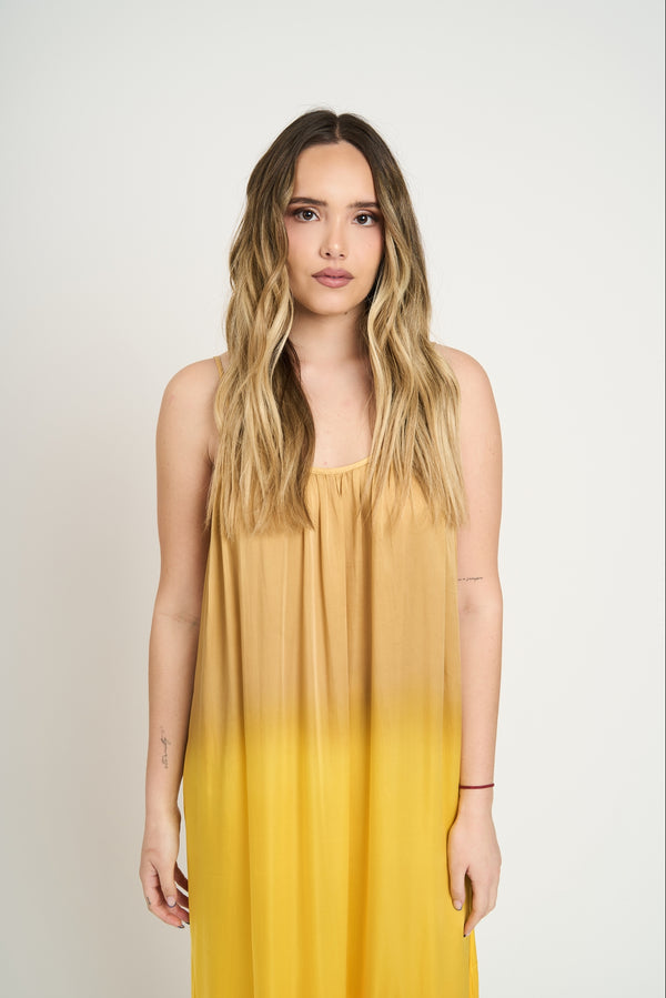Vestido Mujer Elisa Amarillo Lineatre