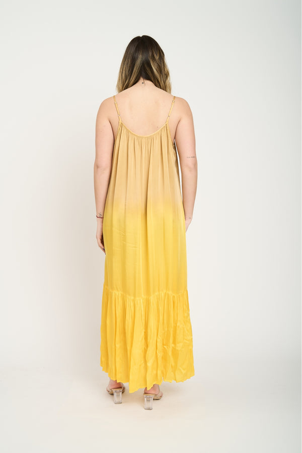 Vestido Mujer Elisa Amarillo Lineatre